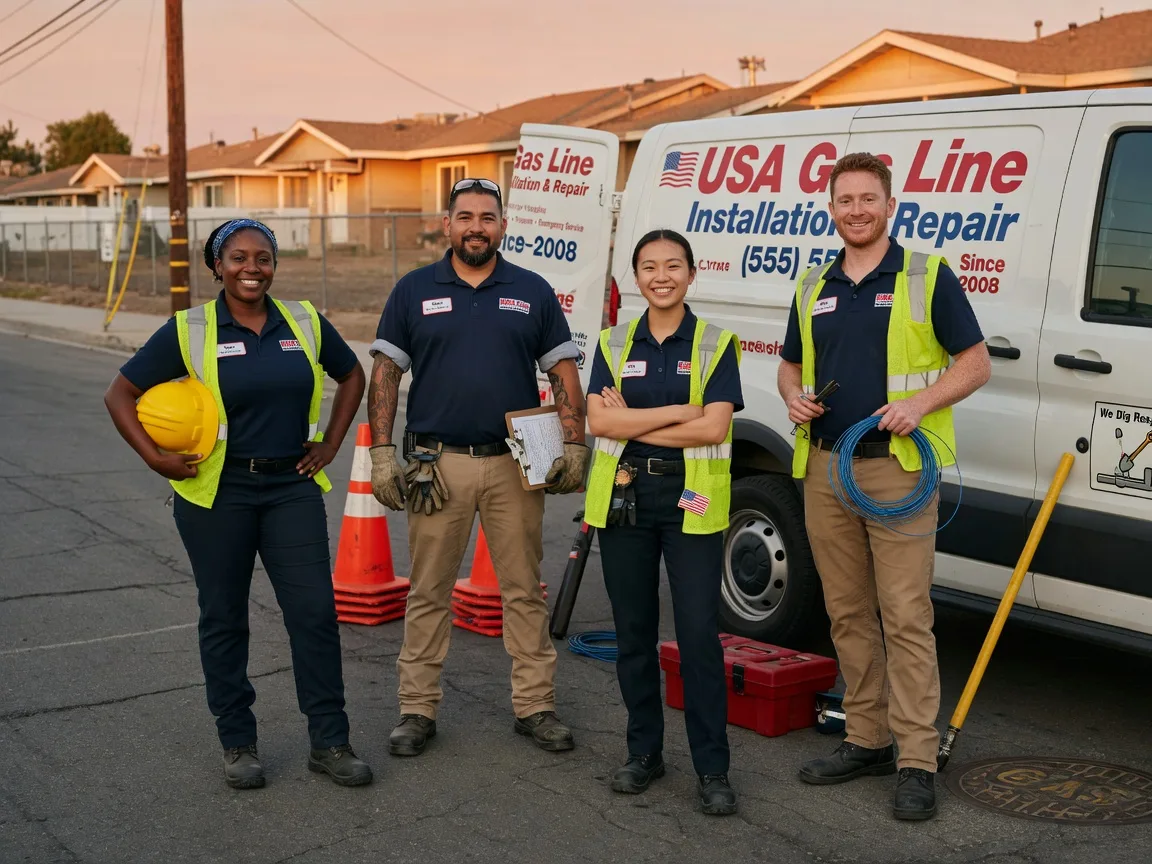 Gas Line Installation company in Matherville, IL